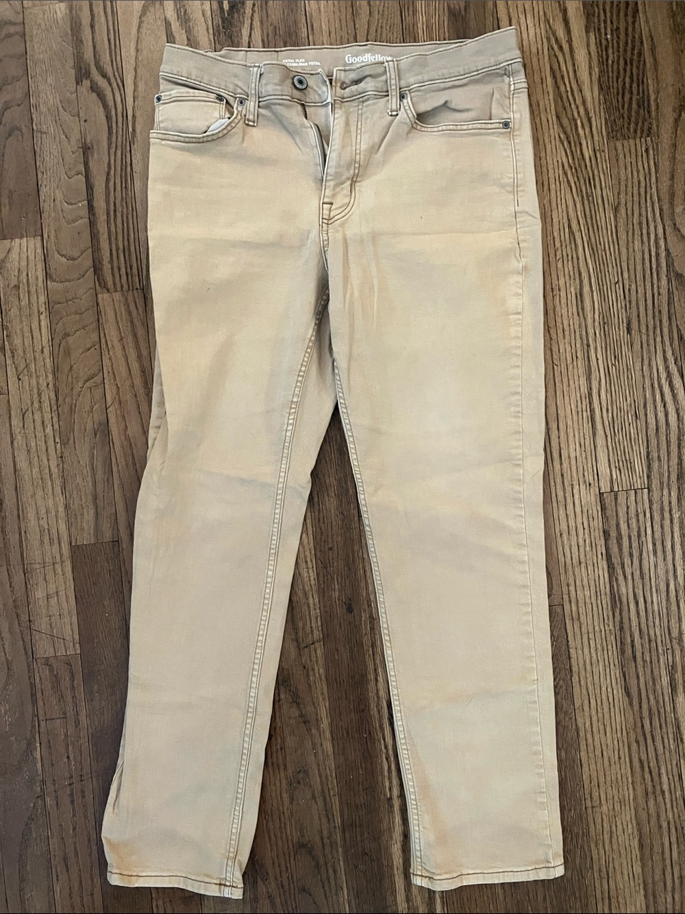 Goodfellow & Co Beige Straight-Leg Women's Jeans 32x30